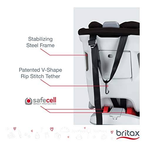 Britax Marathon ClickTight Convertible Car Seat - 1 Layer Impact Protection, Bubbles [Amazon Exclusive]