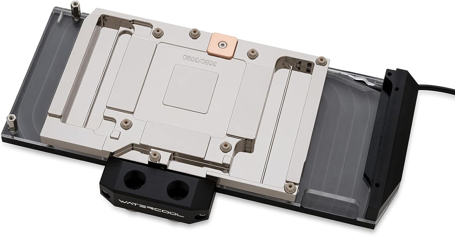 Watercool HEATKILLER V GPU Water Block for Reference RTX 3080/3090, ARGB, Nickel/Plexi (Black)