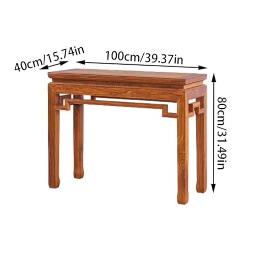 ENGENDER Altar Table Mahogany Furniture Rosewood Flat Head Table Rosewood Console Table Chinese Style Solid Wood Nave Case Living Room Console Table Buddhist Altar (Size : Small)