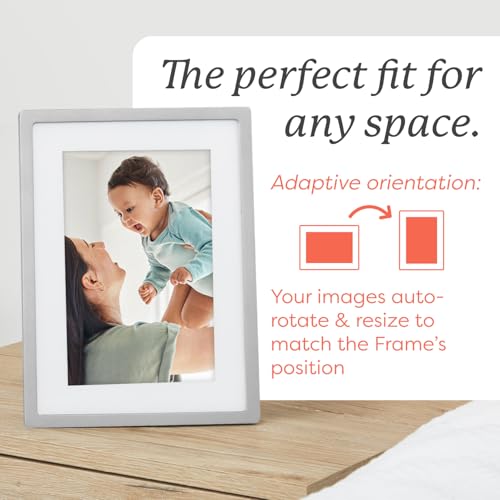 Skylight Digital Picture Frame – WiFi Digital Photo Frame Customer Support, Easy Setup, The Perfect Personalized Gift for Parents and Grandparents - 10 Inch Black
