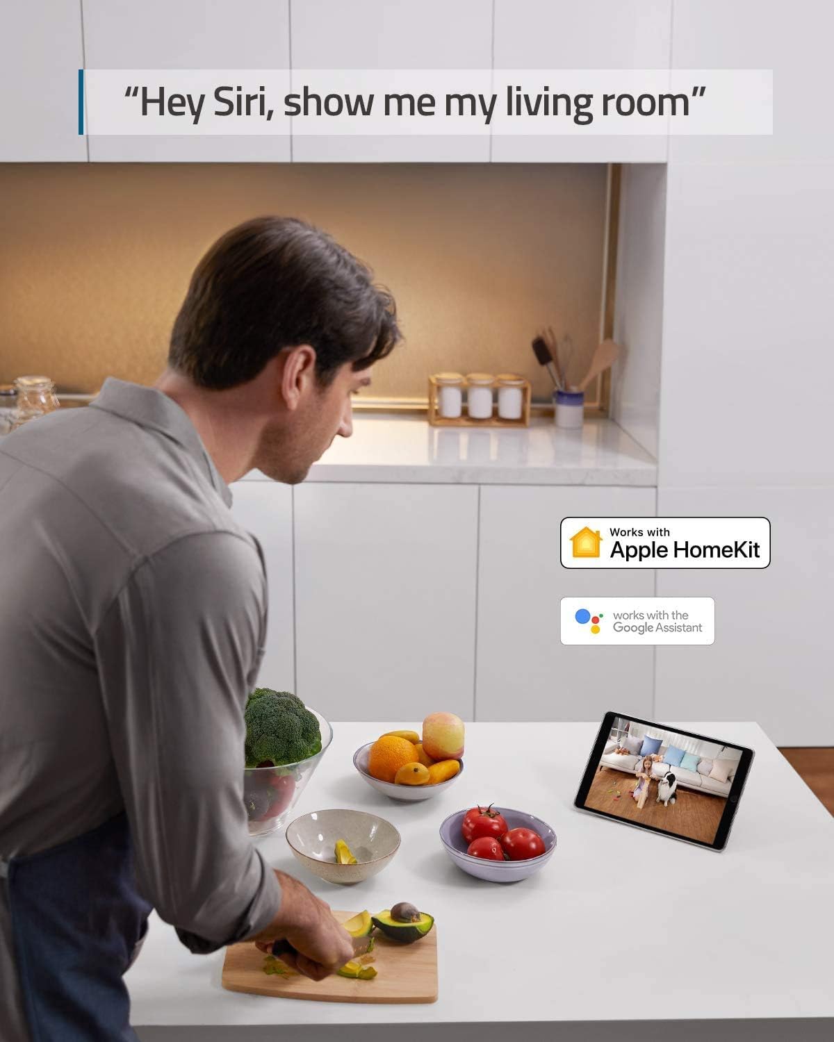 eufy Security Solo IndoorCam C24 2-Cam Kit, 2K Security Indoor Camera, Plug-in Camera with Wi-Fi, Human and Pet AI, Works with Voice Assistants, Night Vision, Two-Way Audio, Homebase not Compatible