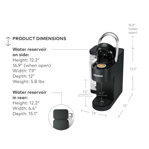 Keurig K-Supreme SMART Coffee Maker, MultiStream Technology, Brews 6-12oz Cup Sizes, Gray