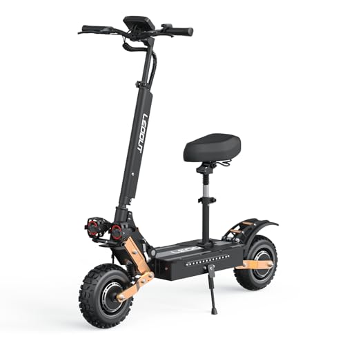 Electric Scooter, 31/53Mph Top Speed, 1000W/5600W Motor, 40/59Mi Long Range, NFC Dashboard, Dual Suspension & Brake System Electric Scooter for Adults