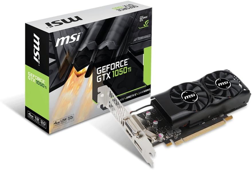 MSI GTX 1050 TI 4GT LP Graphic Cards