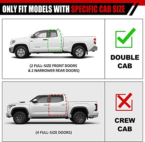 6.5 Inch Running Boards Compatible with 2009-2018 Dodge Ram 1500 Quad Cab(Incl. 19-23 Classic Model) & 2010-2024 Ram 2500 3500 Quad Cab. Side Steps Rock Sliders Nerf Bars Stainless Steel