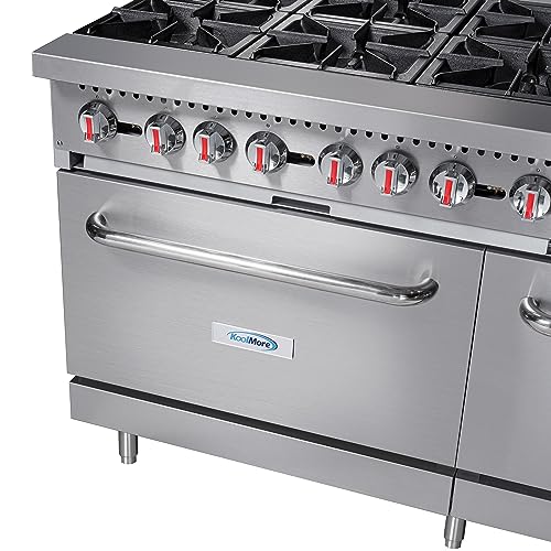 KoolMore 60 in. 6 Burner Commercial Range with 24 in. Griddle