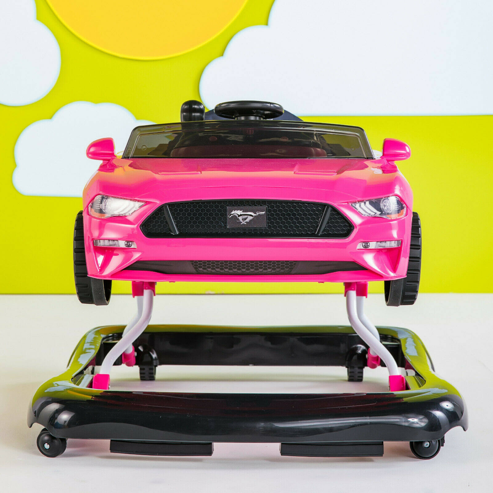 Bright Starts - Ford Mustang 3 Ways to Play Walker - Pink