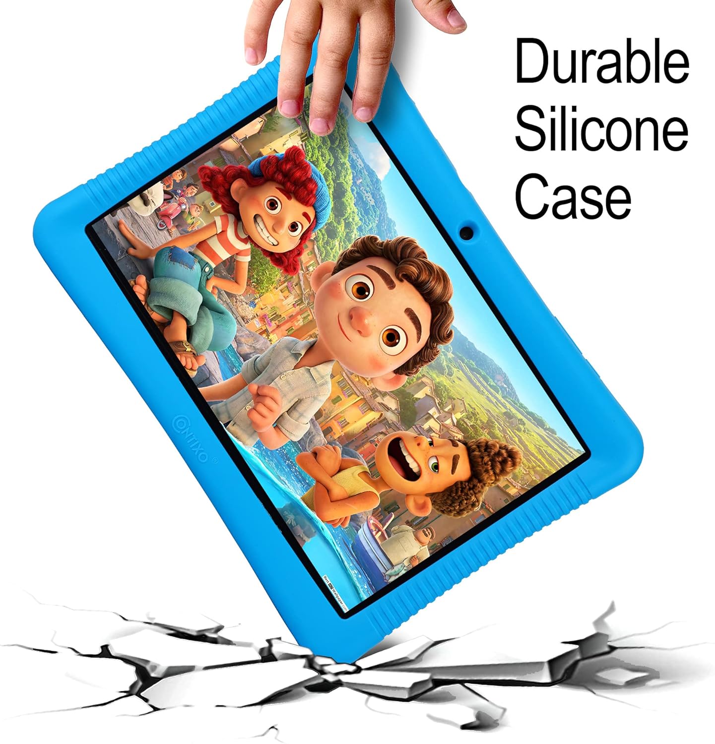 Contixo Kids Tablet K102, 10-inch HD, ages 3-7, Toddler Tablet with Camera, Parental Control, Android 10, 32GB, WiFi, Learning Tablet for Children with Teacher's Approved Apps and Kid-Proof Case, Blue