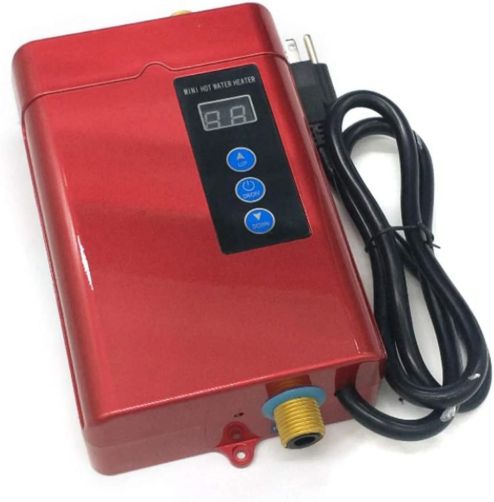 OUKANING Electric Water Heater Mini Tankless Instant Hot Water Heating for Kitchen Shower