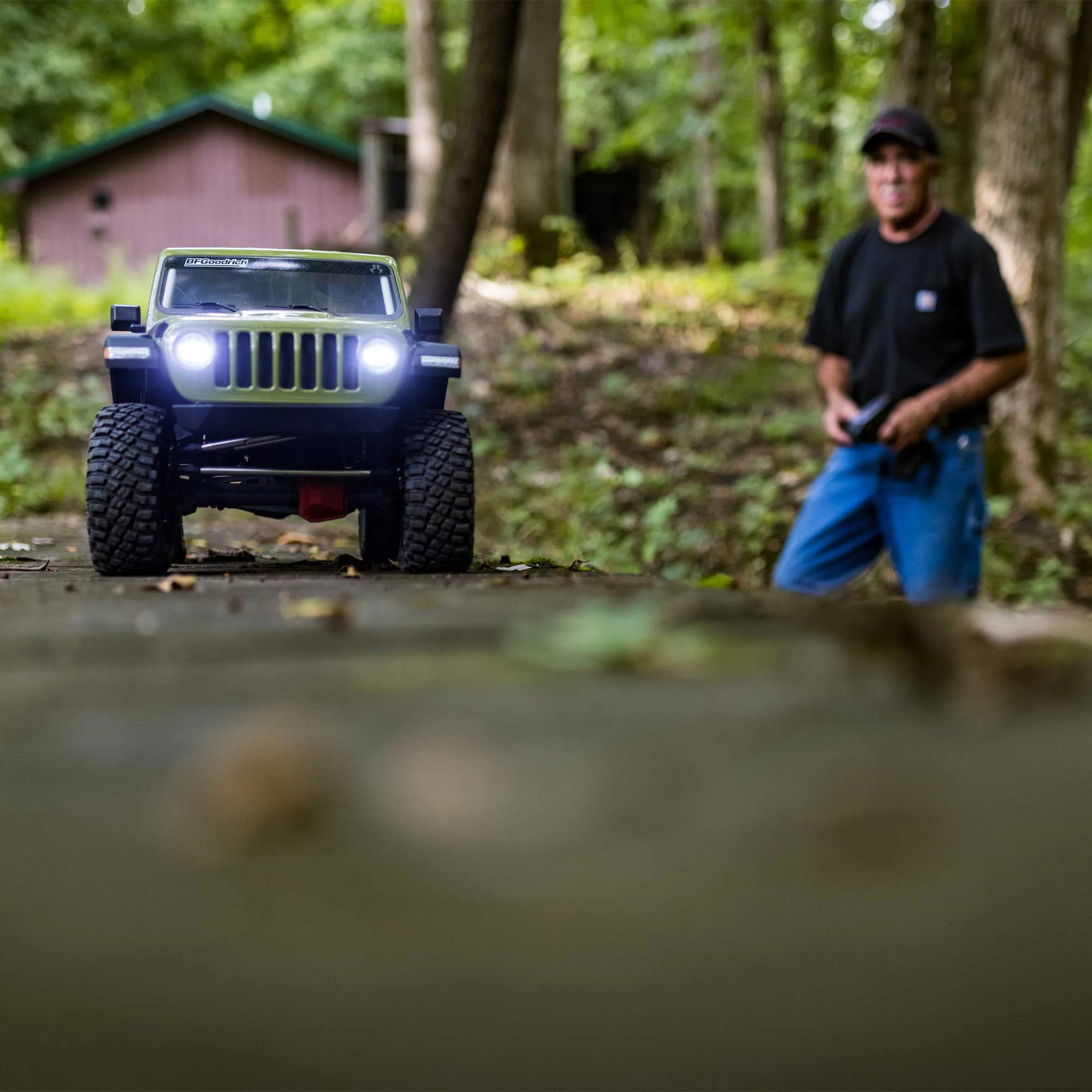 Axial RC Truck 1/6 SCX6 Jeep JLU Wrangler 4 Wheel Drive Rock Crawler RTR Batteries and Charger Not Included Green AXI05000T1 Trucks Electric RTR Other