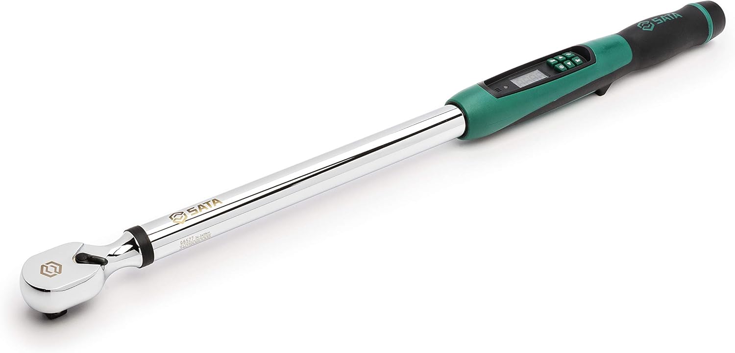 SATA 1/2 Dr. Elec. Torque Wrench 25.1-250.8 ftlbs (34Nm-340 Nm), ST96527SC