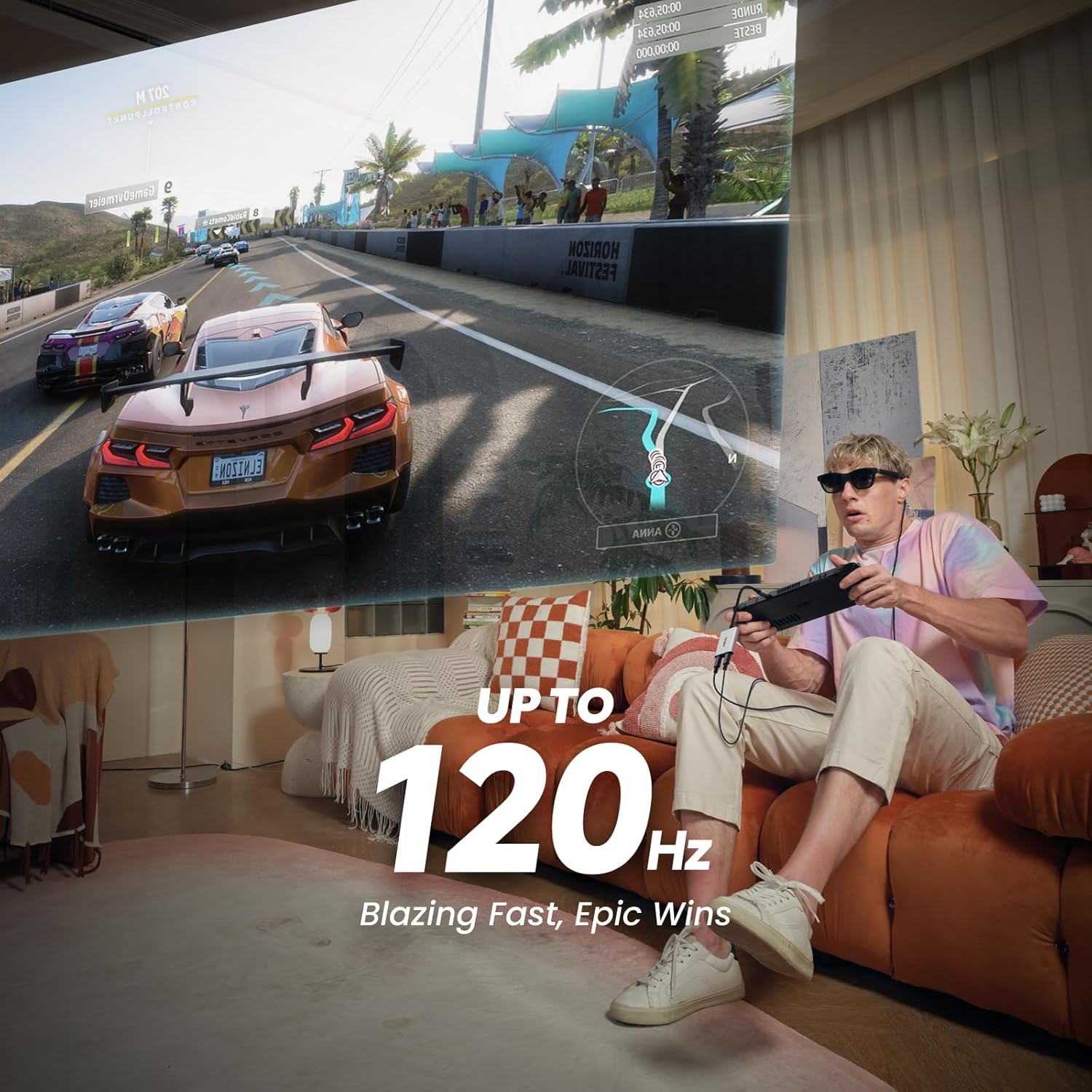 XREAL Air 2 AR Glasses with Hub, 130" Wearable Display with All-Day Comfort, 72g 120Hz 1080P, Ideal for Gaming, Streaming and Working, Smart Glasses, Best TV/Projector/Monitor Alternative