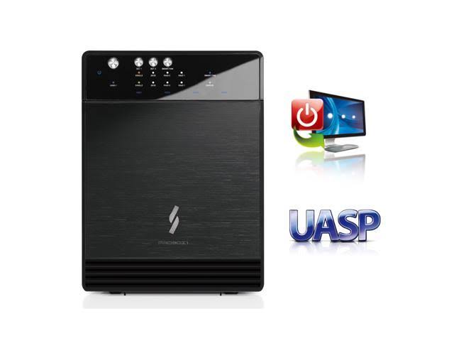 Mediasonic Raid USB 3.1 4 Bay 3.5 SATA Hard Drive Enclosure with USB 3.1 Hub Feature USB 3.1 Gen 2 10Gbps (hfr7-su31ch)