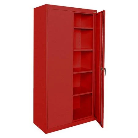 Sandusky Cabinets Classic Plus 2 Door Storage Cabinet, Red