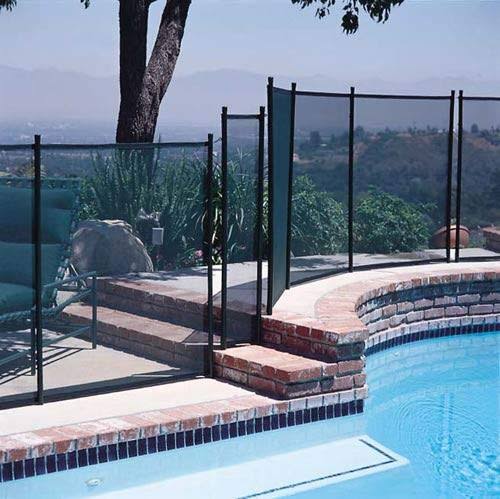 GLI 30-0410-BLK 4& x 10& IG Safety Removable Fence