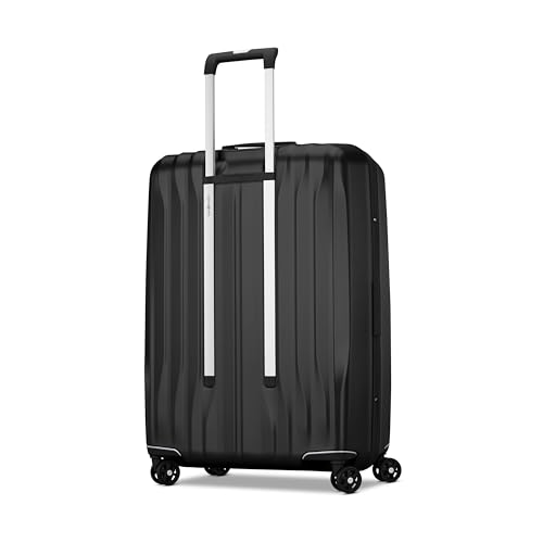 Samsonite UpLIFT 19" Lightweight Hardside Carry-On Luggage with Spinner Wheels - Expandable - Airline-Approved, Polycarbonate Hard Suitcase for Ultra Lightweight Travel - Silver Shimmer