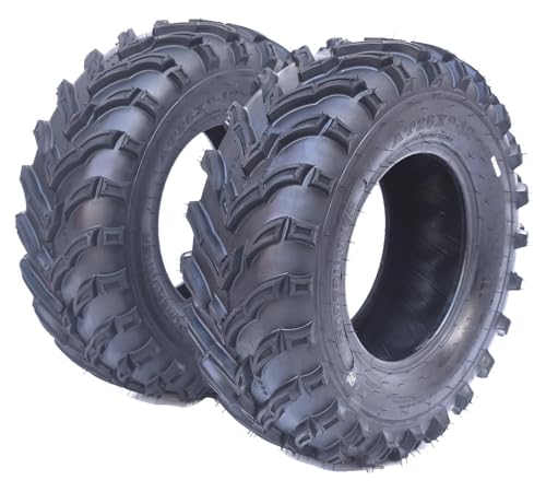 25x8x12 ATV Tires, Set of 2 ATV Tires 25x8-12 6PR, All Terrain ATV/UTV Off-Road Tires (Set of 2, Tubeless)