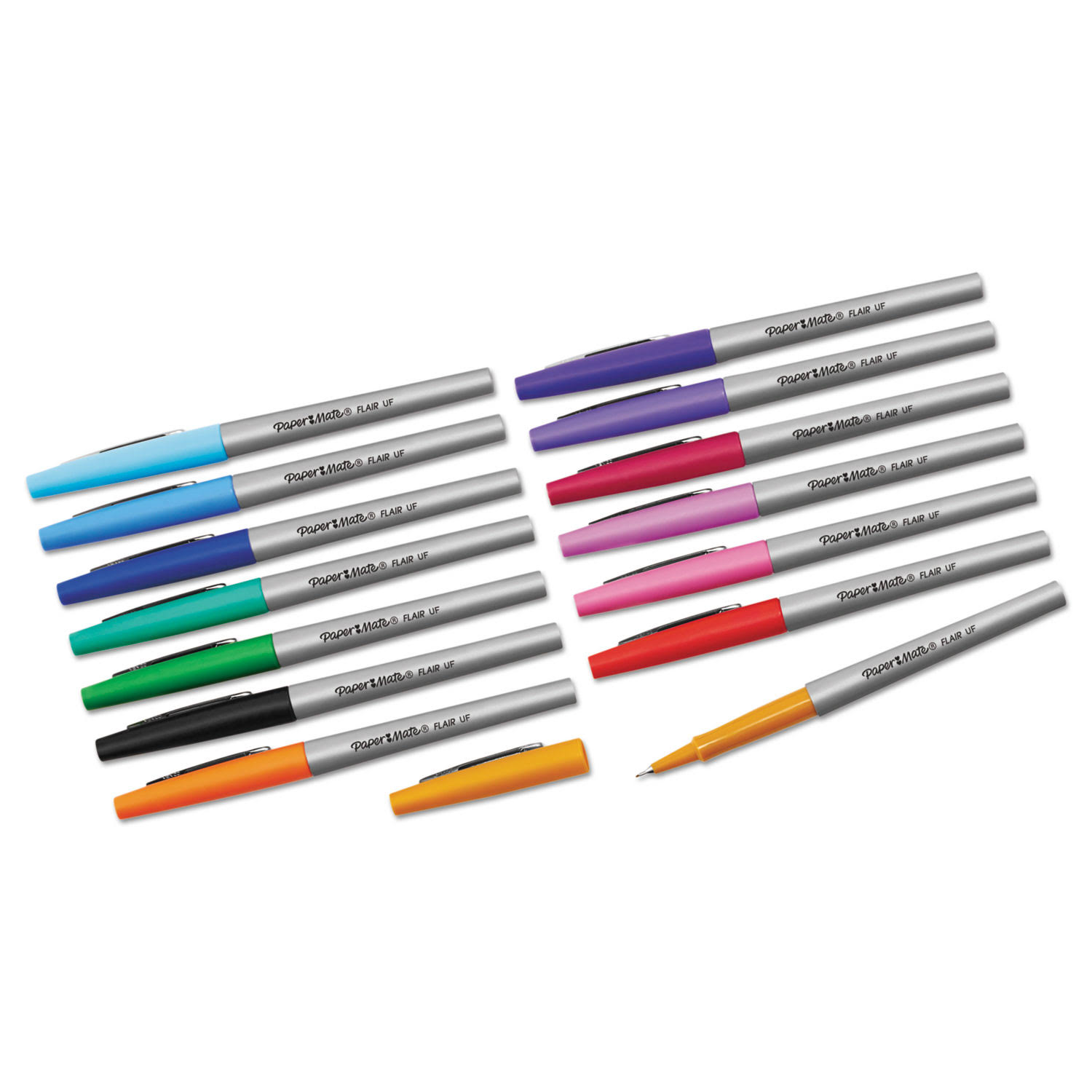 Paper Mate Flair Candy Pop, Assorted Ink, Ultra Fine, 36-Pack