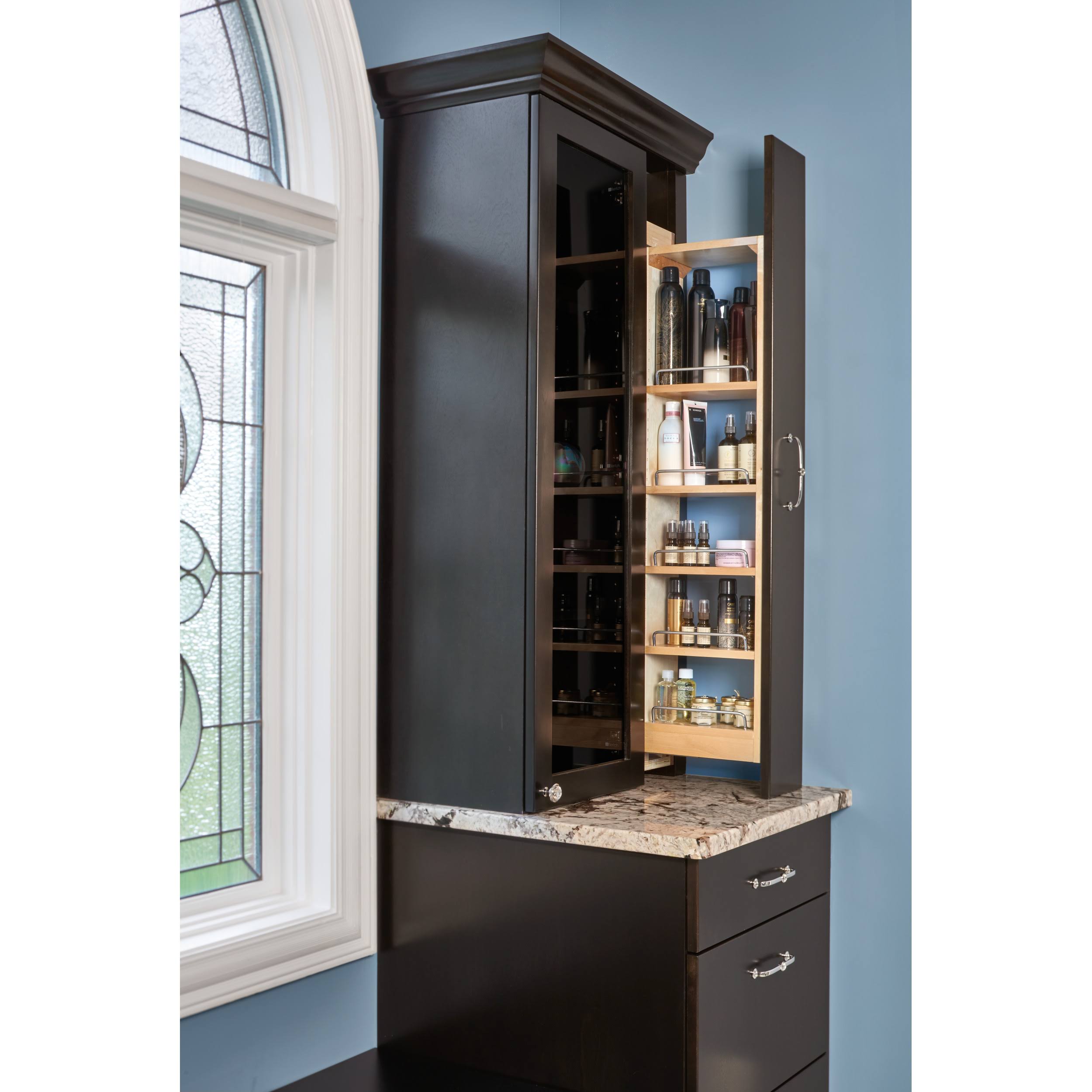 Rev-A-Shelf - 432-WFBBSC36-3C - 3x22 W x 36x22 H Pull-Out Between Cabinet Wall Filler w/ SC