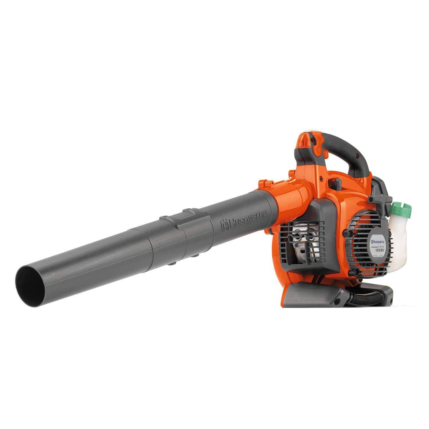 Husqvarna 125BVx, 28cc 2-Cycle GAS 425 CFM 170 MPH Handheld Leaf Blower/Vacuum - 952711902