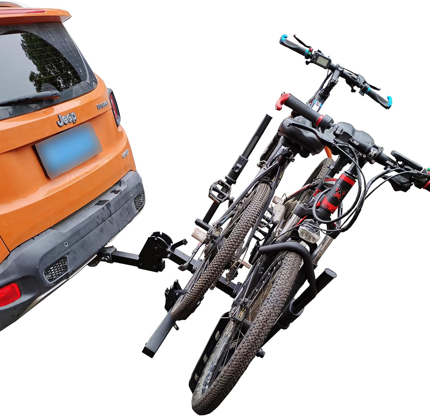 MAXXHAUL 50606 Hitch Style 2-Bike Carrier Platform Style Rack for Standard, Fat Tire, Electric Bikes 2" Hitch Receiver - 66 lbs Weight Capacity Per Bike