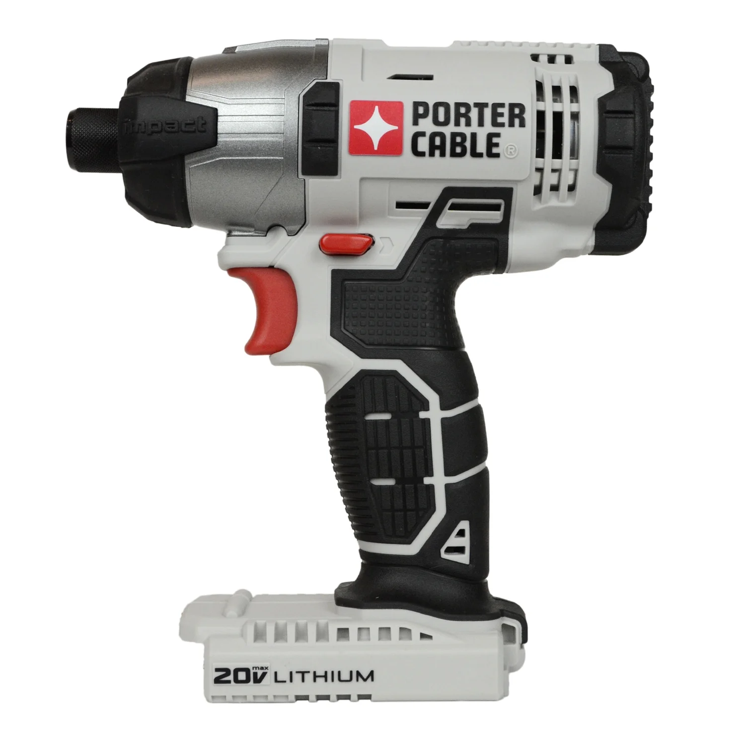 Porter Cable PCC641 20V Cordless Li-Ion Impact Driver and PCC681L 20V 1.3Ah Battery