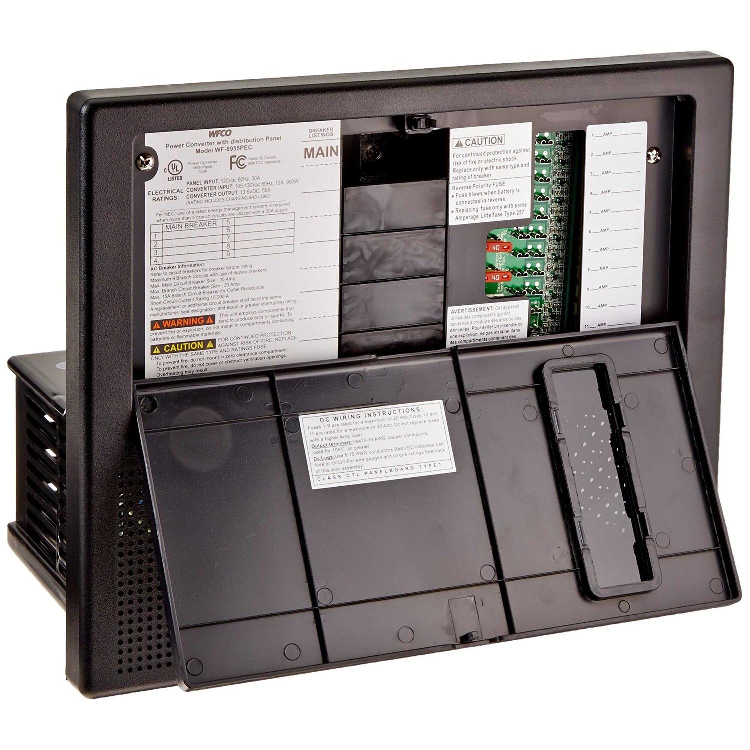 WFCO WF-8955PEC-B Converter/Charger Power Center - Shop Hardware Tools Online Store