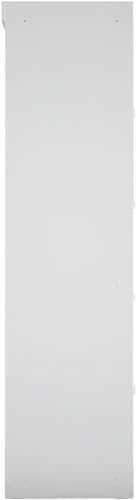 Manhattan Comfort Mulberry Sectional Freestanding Wardrobe Closet with Doors, 4 Drawers and Adjustable Shelves, Stylish and Functional Organizer for Bedroom or Dressing Room, 2 Piece Set, White