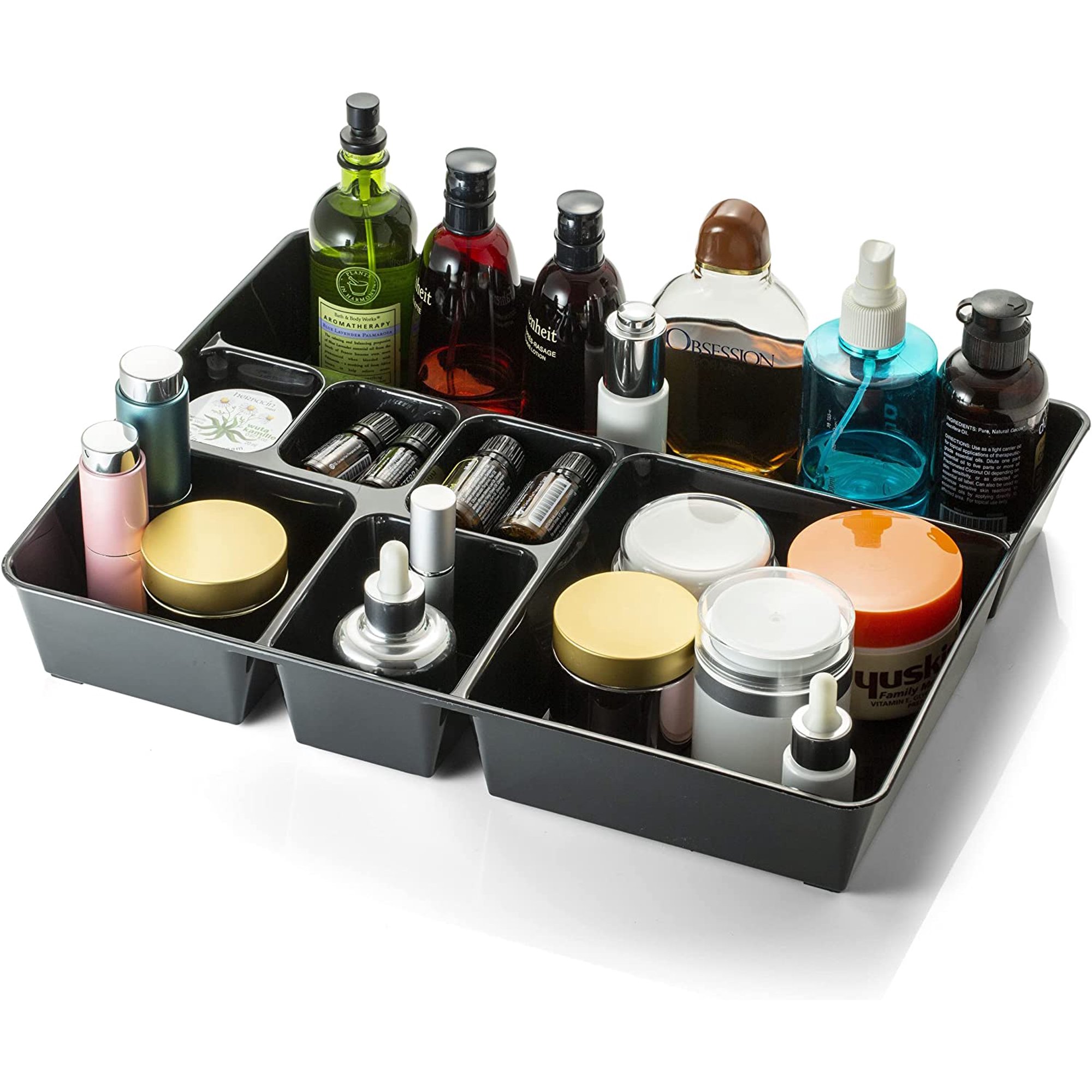 OIC, Achieva 30% Post Consumer Plastic Recycled Deep Drawer Tray, 15-1/8 X 11-1/2 X 2-1/4 in, Black