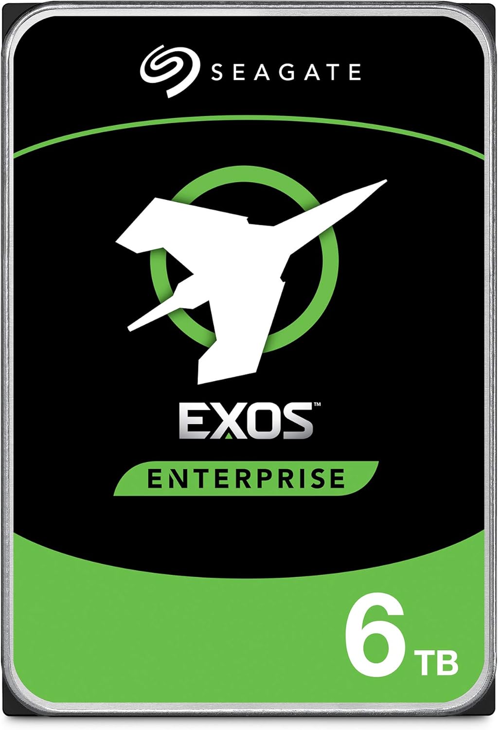 Seagate Exos X18 18TB Enterprise HDD - CMR 3.5 Inch Hyperscale SATA 6Gb/s, 7200 RPM, 512e and 4Kn FastFormat, Low Latency with Enhanced Caching (ST18000NM000J)