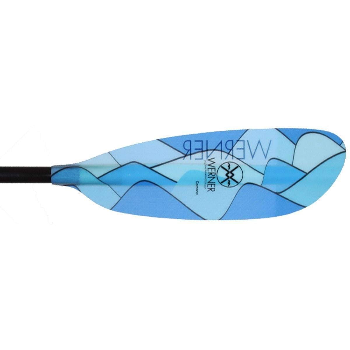 Werner Camano Fiberglass Kayak Paddle Straight Shaft