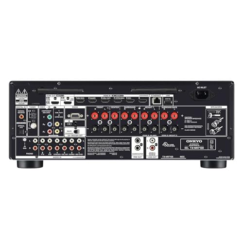 Onkyo TX-NR7100 9.2-Channel AV Receiver - 100 Watts Per Channel, Dirac Live Out of Box, Works with Sonos Certified, THX Certified and More