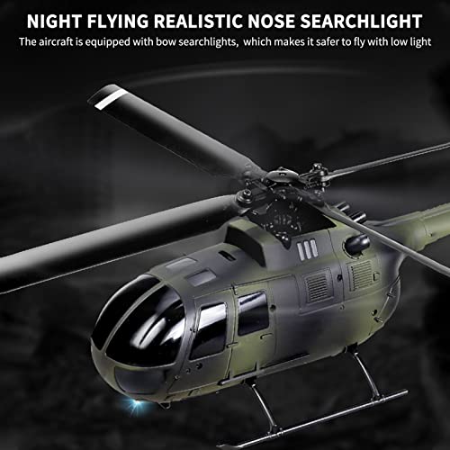 GoolRC C186 RC Helicopter RC Drone Single Propeller without Ailerons 6-axis Gyro Stabilization RC Airplane Altitude Hold Girls Adults Remote Control Helicopter Toys for Boys RC Plane 3 Batteries