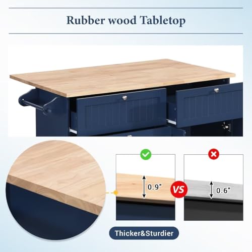 3-Piece Farmhouse Kitchen Island Set with 2 Dining Chairs, Dining Table Set with Storage Cabinet, Drawers and Towel Rack for Small Place, Apartment, Breakfast, Pub, White, YOUKTCZY03
