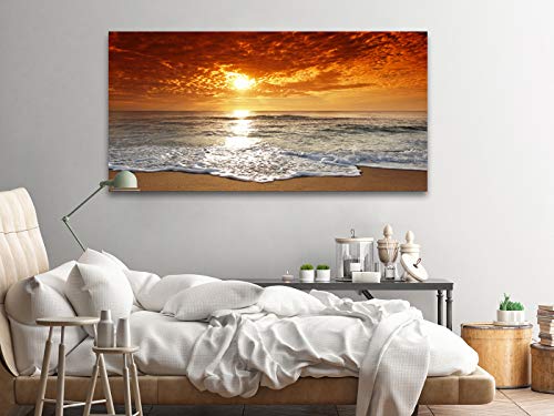 Muolunna D1275 Elephant Canvas Prints Wall Art Animals Photo Pictures Painting on Canvas Decor for Living Room Bedroom Home Office kitchen Wall Decor Stretched and Framed Grey Landscape Artwork