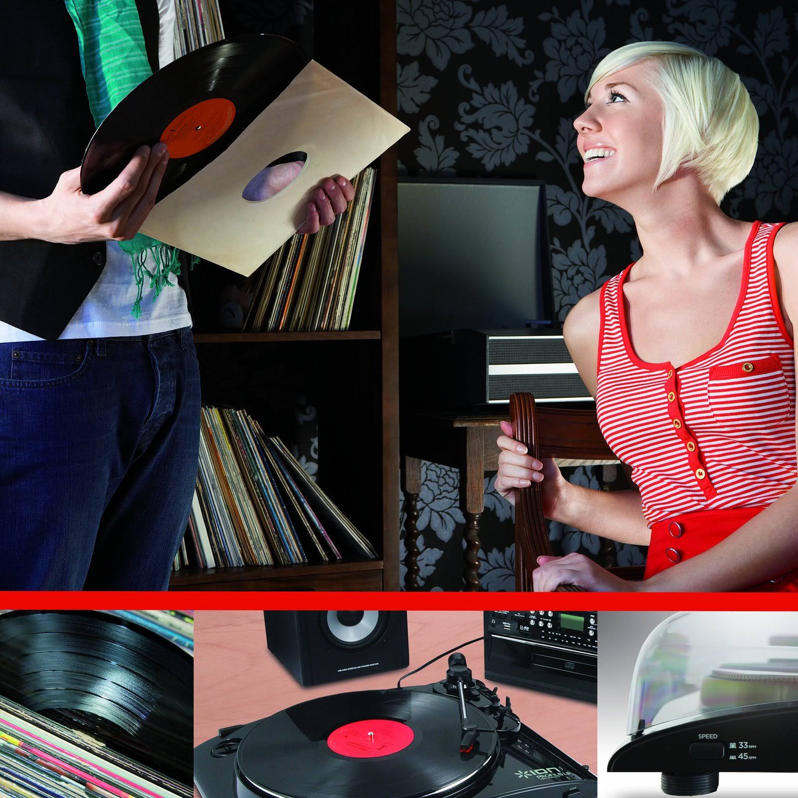 Ion Profile LP Vinyl-to-MP3 Turntable