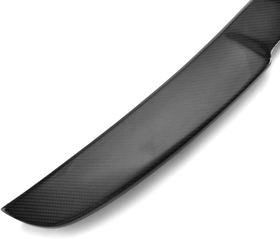 MOFANS Rear Spoiler Fit for Compatible with Audi A3 S3 RS3 Sedan 2014-2019 Duckbill High Kick Trunk Wing Spoiler (Real Carbon Fiber)