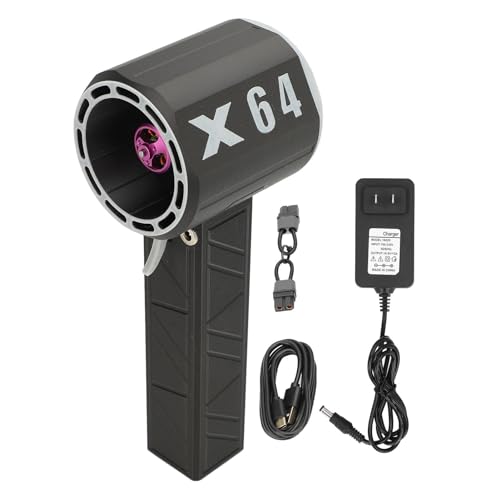 Jet Dry Mini Blower, 1.4KG Thrust Portable Air Blower with 64mm Brushless Motor, 8000mAh Rechargeable, Stepless Speed Adjustable Handheld Turbo Fan for Car Keyboard Cleaning