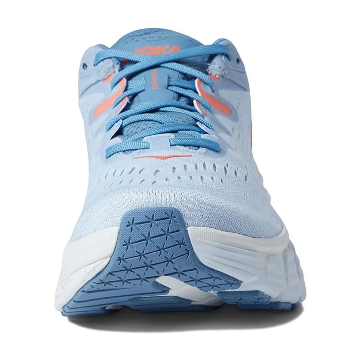 Hoka Gaviota 4 Women's Everyday Running Shoe - Blue Fog / Plein Air - Size 10