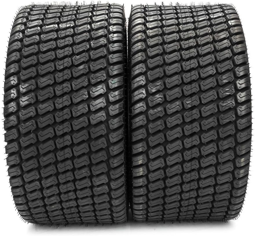 2pcs 20x10-8 Lawn Garden Tractor Mover Cart Turf Tires 20x10.00-8 20/10-8 4PR