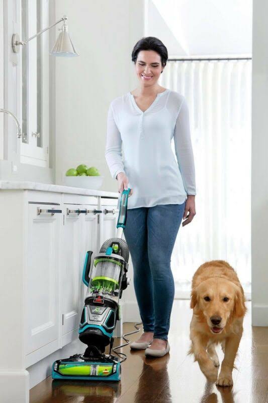 Bissell Pet Hair Eraser Lift Off Bagless Upright Vacuum Blue