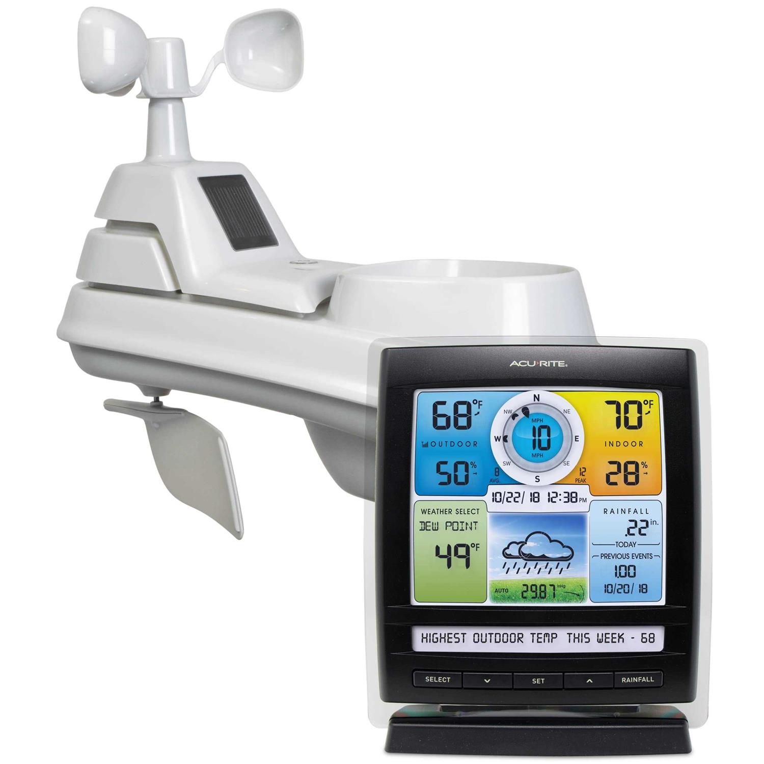 Acurite Iris Wireless Weather Station for Temperature, Humidity, Wind, and Rainfall - Shop Hardware Tools Online Store
