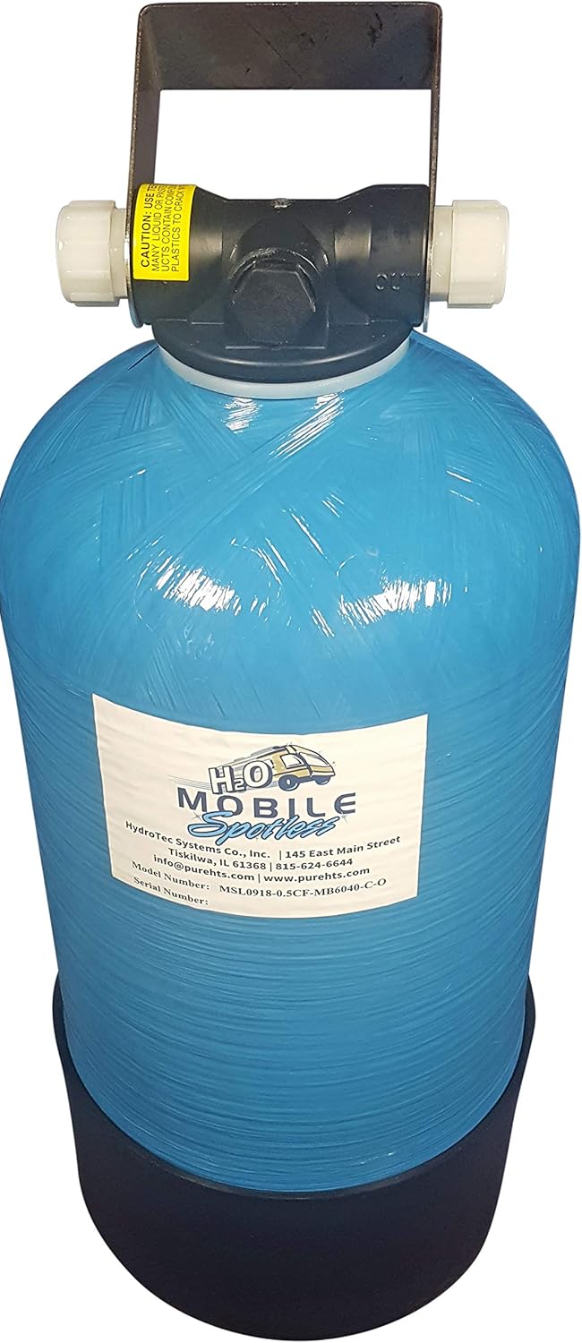Mobile Spotless Car Wash--Spot Free Rinse Water Demineralizer / Deionizer, 650 gal at 10 grainsRinse Down Your RV Car, Boat, Windows or Solar Panels.