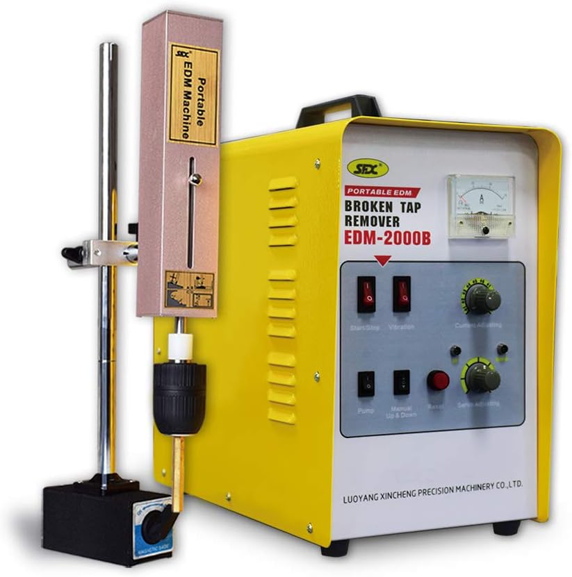 110V SFX 2000W Power Broken Tap Removal Portable EDM Drilling Machine,M2-M36(5/64'' to 1-27/64'') Tap Disintegrator,Electrical Discharge Machining Broken Drills/Bolts Remover