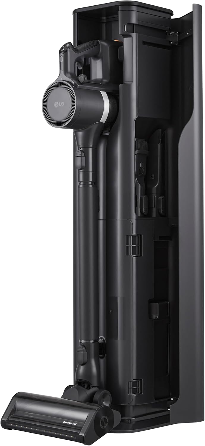 LG CordZero A949KTMS All in One Cordless Stick Vacuum with Auto Empty, New Dual Floor Max and Power Mop Pro, Pet Nozzle, Up to 200 Minutes Run Time, 10 Year Motor Warranty, Graphite