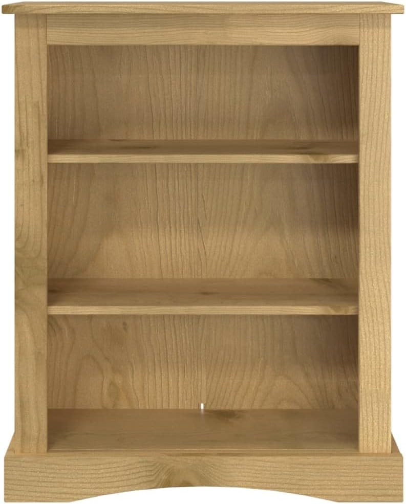 3-Tier Bookcase Office Furniture Bookshelf for Bedroom Bookshelve Office Bookcase Mexican Pine Corona 31.9"x11.4"x39.4"
