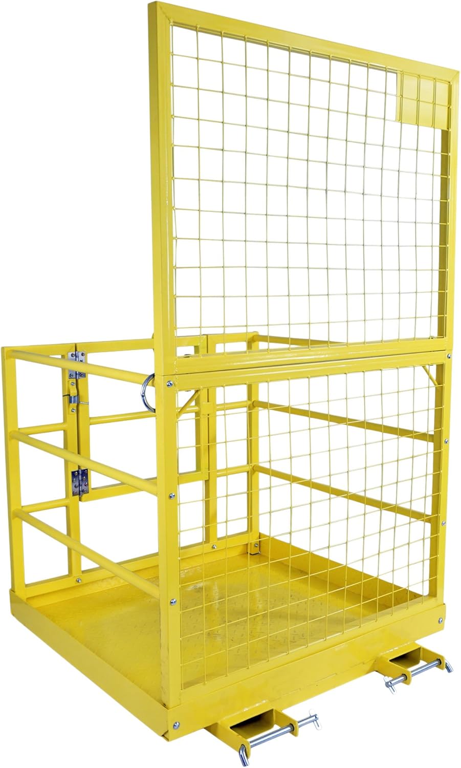 Titan Attachments 2 Person Forklift Safety Cage 45" x 43" 1,200 lb. Capacity