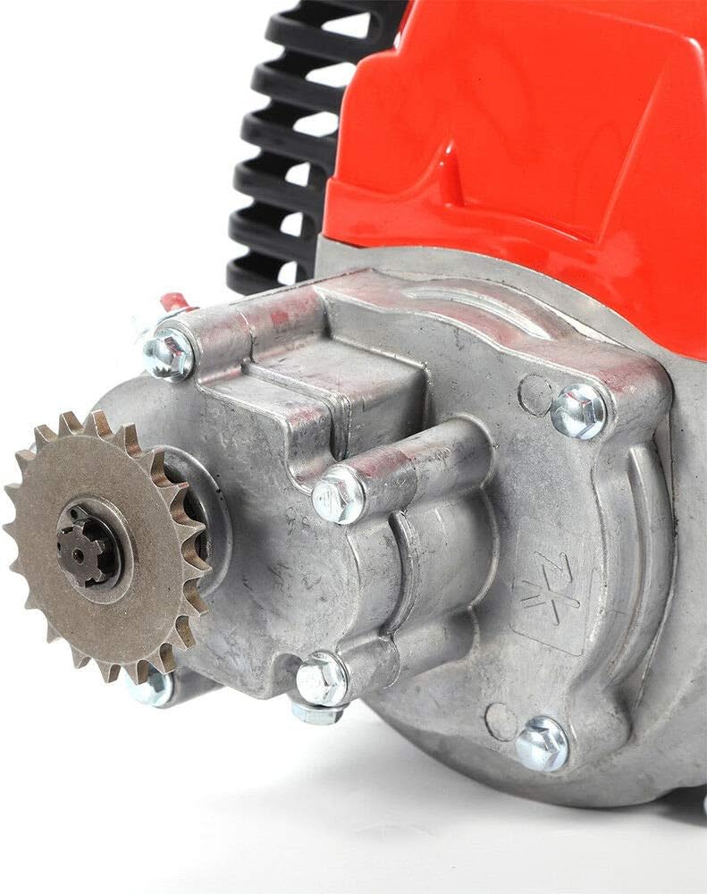 TFCFL 49CC 2-Stroke Engine Motor Single Cylinder Gas Engine Motor with Air-Cooled System Pocket Bike Replacement Engine