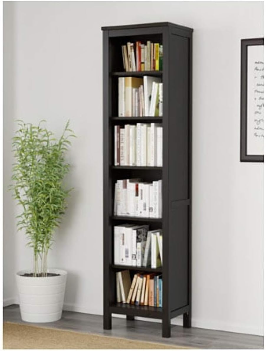 IKEA Hemnes Bookcase Black Brown 603.717.62 Size 19 1/4x77 1/2 "