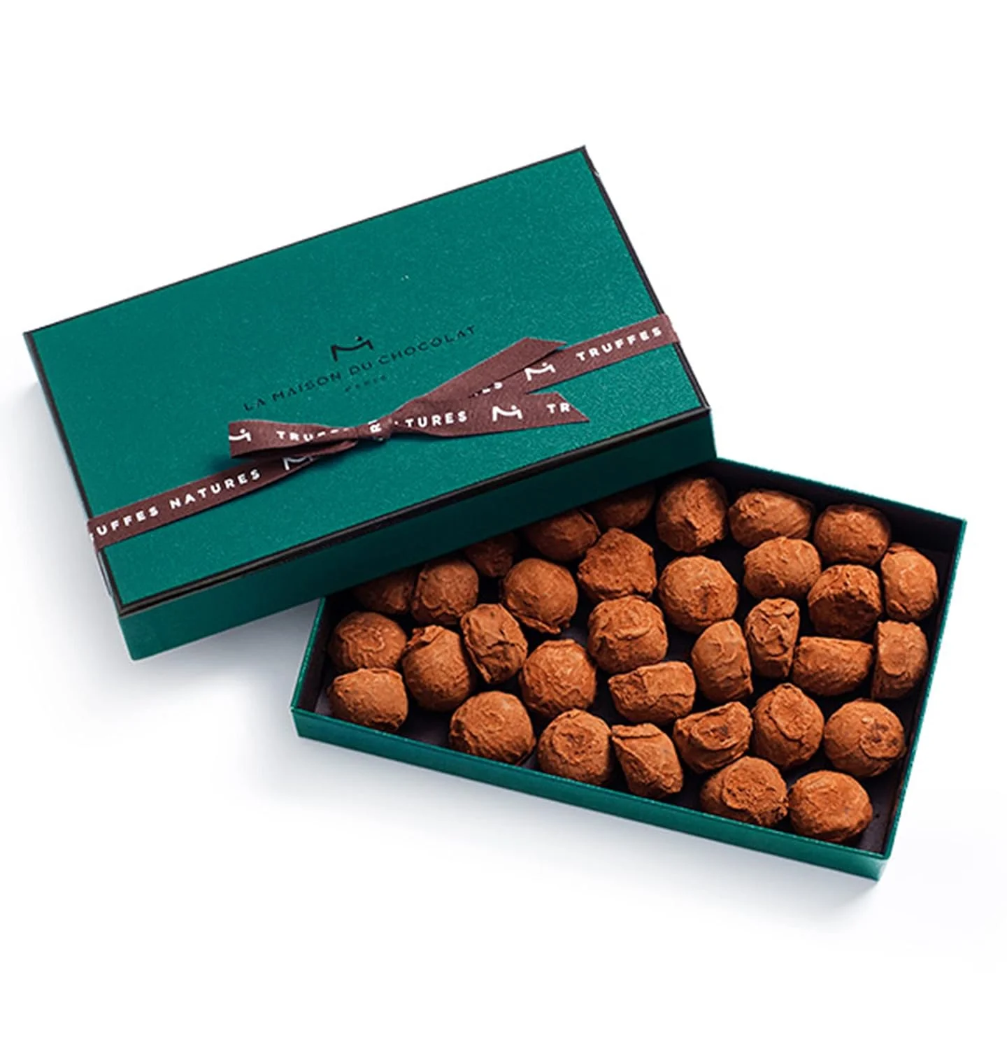 Premium Dark Chocolate Truffles Gift Box - 35Pcs Gourmet French Chocolate
